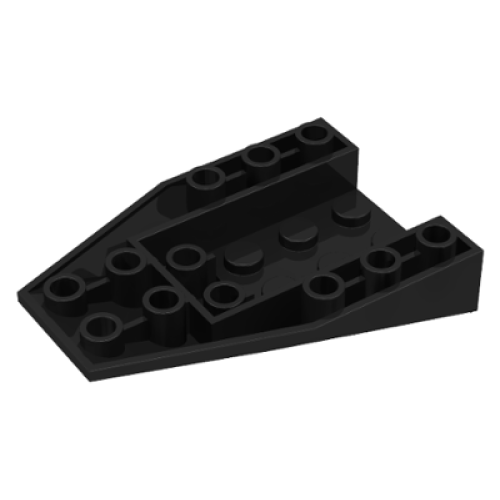 Деталь LEGO 4856a Wedge 6 x 4 Triple Inverted with Connections between 2 Studs - Black