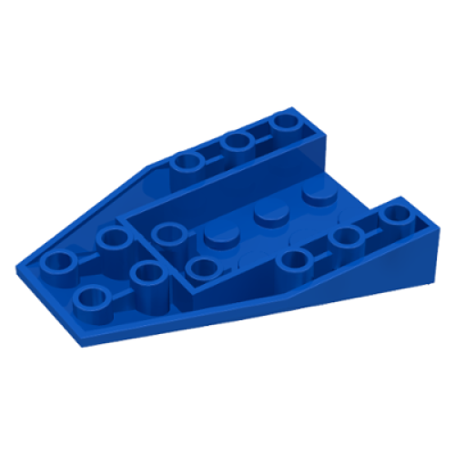 Деталь LEGO 4856a Wedge 6 x 4 Triple Inverted with Connections between 2 Studs - Blue