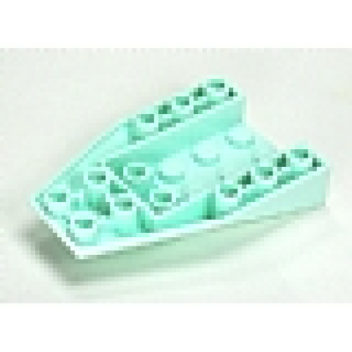 Деталь LEGO 4856b Wedge 6 x 4 Triple Inverted with Connections between 4 Studs - Light Aqua