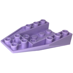 Wedge 6 x 4 Triple Inverted with Connections between 4 Studs - Lavender