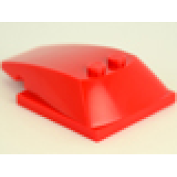 Wedge 6 x 4 x 1 1/3 with 4 x 4 Base - Red