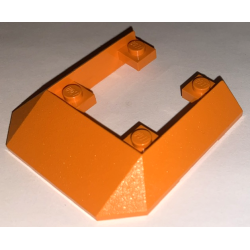 Wedge 6 x 6 Cutout (Train Roof) - Orange