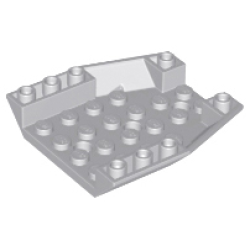 Wedge 6 x 6 Triple Inverted - Light Bluish Gray