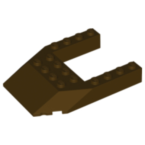Деталь LEGO 32084 Wedge 6 x 8 Cutout - Dark Brown