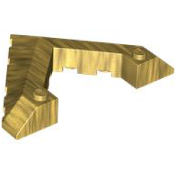 Wedge 6 x 8 Pointed Cutout - Pearl Gold