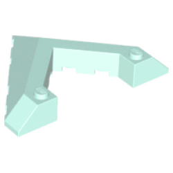 Wedge 6 x 8 Pointed Cutout - Light Aqua