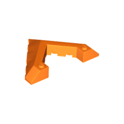 Wedge 6 x 8 Pointed Cutout - Orange