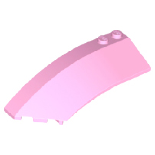 Деталь LEGO 41750 Wedge 8 x 3 x 2 Open Left - Bright Pink