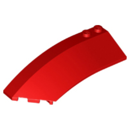 Деталь LEGO 41750 Wedge 8 x 3 x 2 Open Left - Red