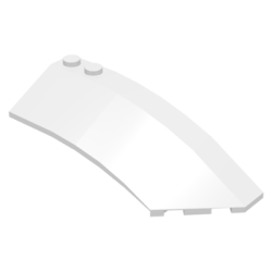 Wedge 8 x 3 x 2 Open Right - White