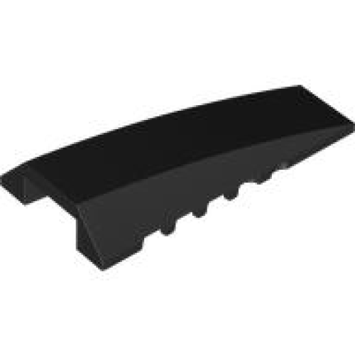 Деталь LEGO 5382 Wedge 8 x 4 Triple Curved No Studs - Black