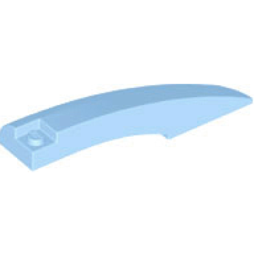 Деталь LEGO 77180 Wedge 10 x 2 x 2 Left - Bright Light Blue