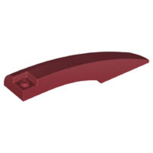 Деталь LEGO 77180 Wedge 10 x 2 x 2 Left - Dark Red