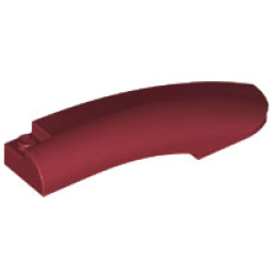 Wedge 10 x 2 x 2 Right - Dark Red