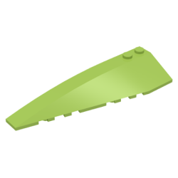 Wedge 10 x 3 Left - Lime