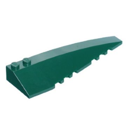 Wedge 10 x 3 Right - Dark Green