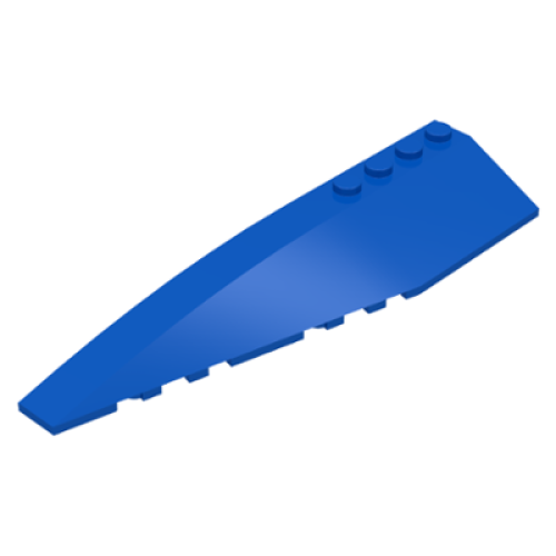 Деталь LEGO 42061 Wedge 12 x 3 Left - Blue