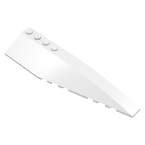 Деталь LEGO 42060 Wedge 12 x 3 Right - White