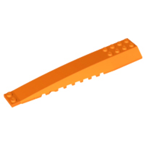 Деталь LEGO 45301 Wedge 16 x 4 Triple Curved with Reinforcements - Orange