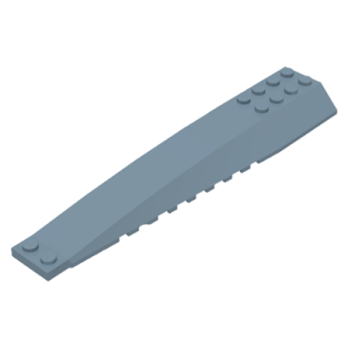 Деталь LEGO 45301 Wedge 16 x 4 Triple Curved with Reinforcements - Sand Blue