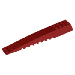 Wedge 16 x 4 Triple Curved with Reinforcements - Dark Red