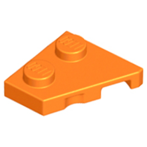 Деталь LEGO 24299 Wedge, Plate 2 x 2 Left - Orange