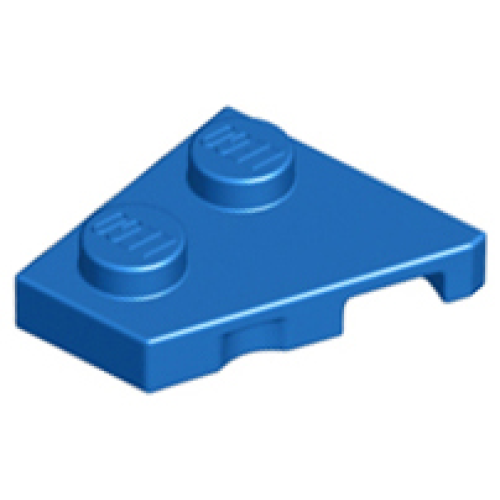 Деталь LEGO 24299 Wedge, Plate 2 x 2 Left - Blue