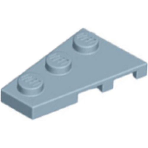 Деталь LEGO 43723 Wedge, Plate 3 x 2 Left - Sand Blue