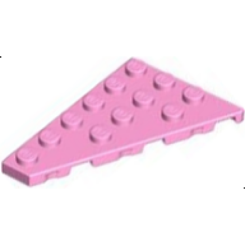Деталь LEGO 48208 Wedge, Plate 6 x 4 Left - Bright Pink