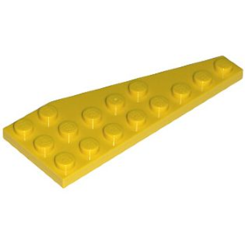 Деталь LEGO 50305 Wedge, Plate 8 x 3 Pentagonal Left - Yellow