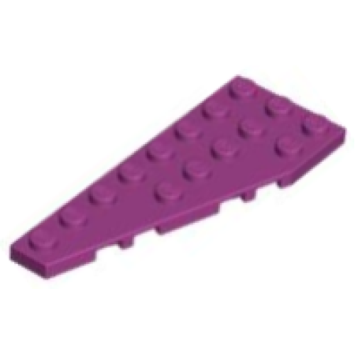 Деталь LEGO 50305 Wedge, Plate 8 x 3 Pentagonal Left - Magenta