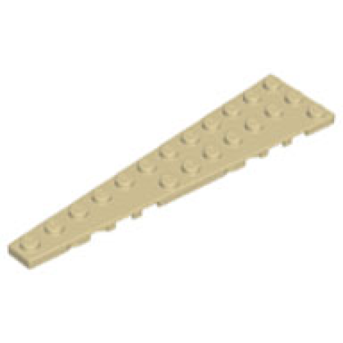 Деталь LEGO 47397 Wedge, Plate 12 x 3 Left - Tan