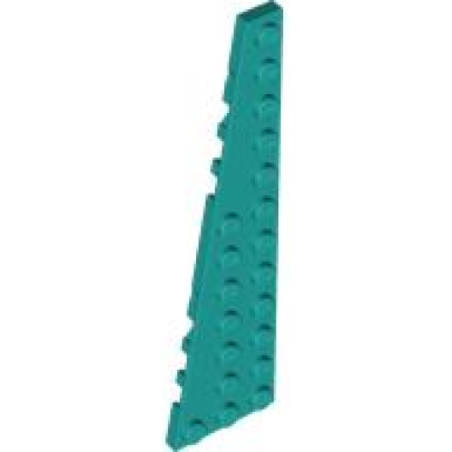 Деталь LEGO 47397 Wedge, Plate 12 x 3 Left - Dark Turquoise