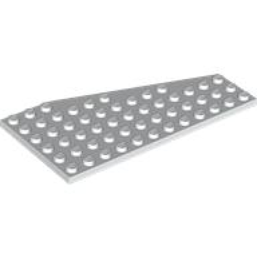 Деталь LEGO 30355 Wedge, Plate 12 x 6 Left - White