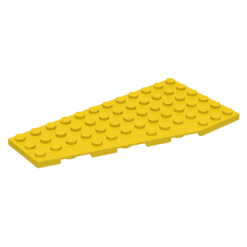 Деталь LEGO 30355 Wedge, Plate 12 x 6 Left - Yellow