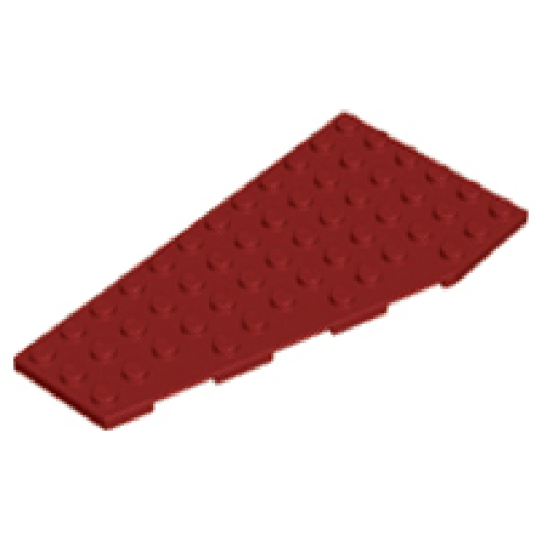 Деталь LEGO 30355 Wedge, Plate 12 x 6 Left - Dark Red