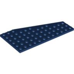 Wedge, Plate 12 x 6 Left - Dark Blue