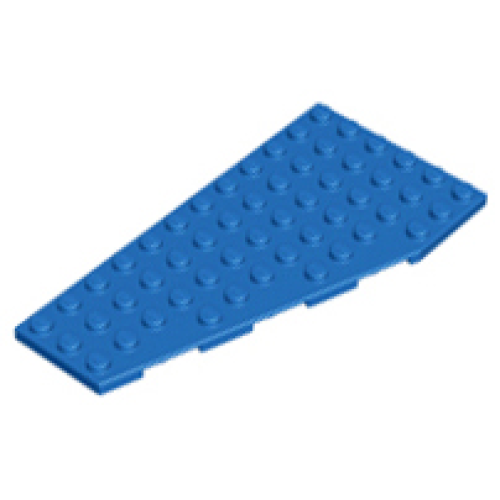 Деталь LEGO 30355 Wedge, Plate 12 x 6 Left - Blue
