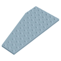 Wedge, Plate 12 x 6 Right - Sand Blue