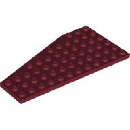 Деталь LEGO 30356 Wedge, Plate 12 x 6 Right - Dark Red