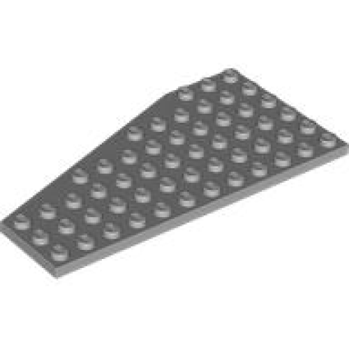 Деталь LEGO 30356 Wedge, Plate 12 x 6 Right - Light Bluish Gray