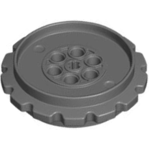 Деталь LEGO 42529 Technic Tread Sprocket Wheel Extra Large - Dark Bluish Gray