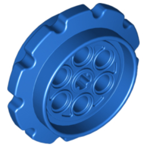 Деталь LEGO 57519 Technic Tread Sprocket Wheel Large - Blue