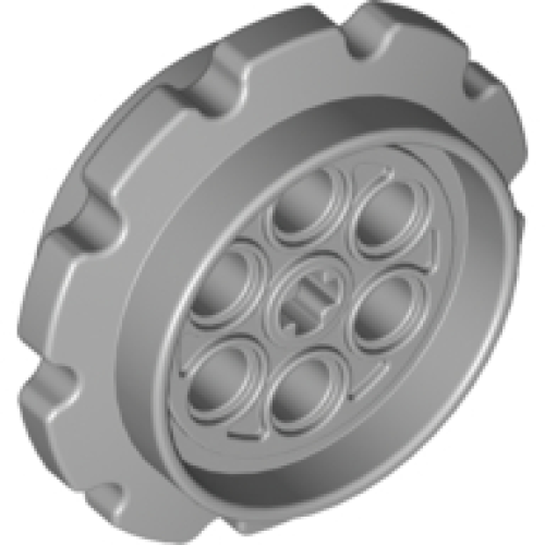 Деталь LEGO 57519 Technic Tread Sprocket Wheel Large - Light Bluish Gray