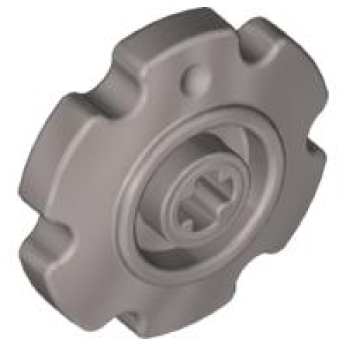 Деталь LEGO 57520 Technic Tread Sprocket Wheel Small - Pearl Light Gray