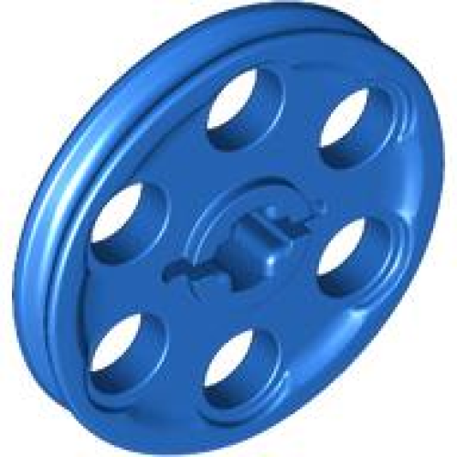 Деталь LEGO 4185 Technic Wedge Belt Wheel (Pulley) - Blue