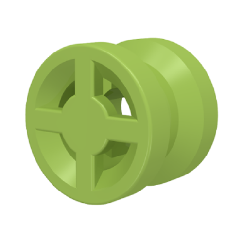 Деталь LEGO 4624 Wheel 8mm D. x 6mm - Lime