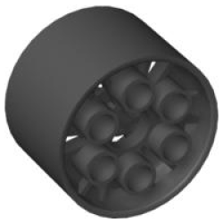 Wheel 20 x 30 Technic - Black