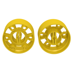 Wheel 24 x 43 Technic - Yellow Wheel 24 x 43 Technic - Yellow