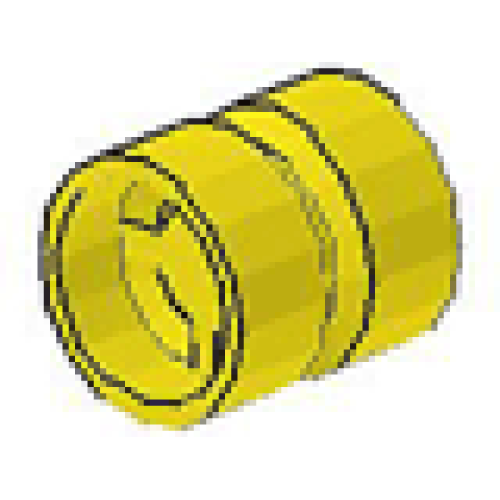 Деталь LEGO 6014u Wheel 11mm D. x 12mm (Undetermined Type) - Yellow